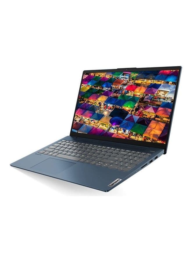 IdeaPad 5 Laptop with 15.6 inch Core i5-1135G7 8 GB ram 512 GB SSD 4 GB Intel Xe Graphics Windows 11 English/Arabic Abyss Blue