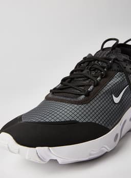 React Live Sneakers Black/White-Dk Smoke Grey 3
