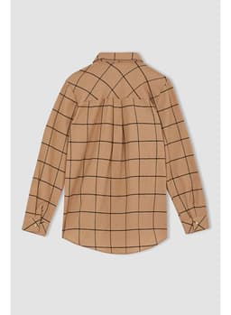 Woman Brown Long Sleeve Tunic LT.CAMEL 2